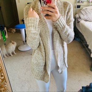 Marled Shawl Cardigan with pockets